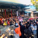 吹田市旭通商店街、高浜神社でのコスプレイベント