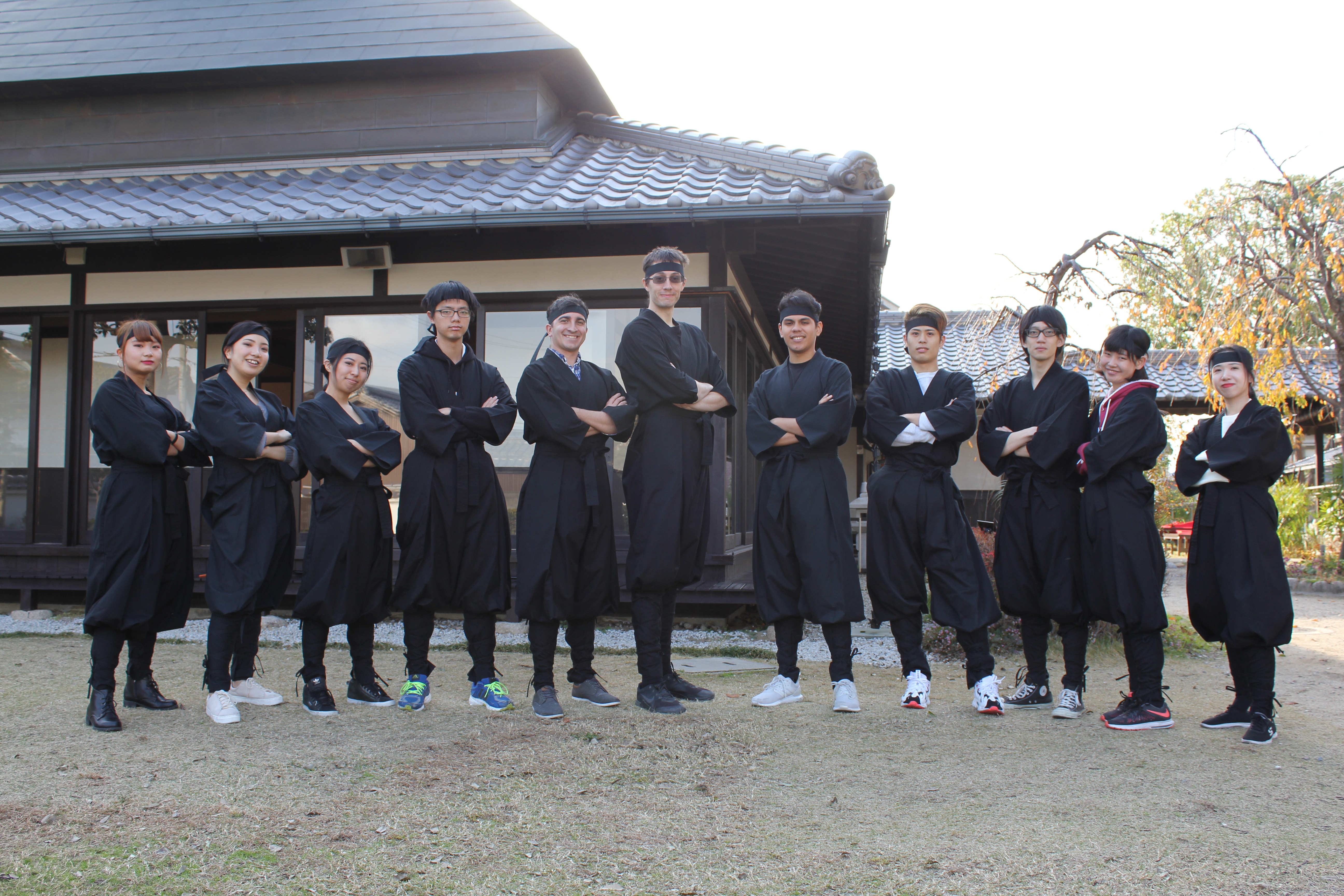 2018.11.30 Historic Ninja walking tour in TAKAHAMA SHRINE