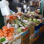 吹田市旭通商店街にある青果店、西重商店の外観