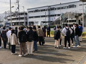 大阪成蹊大学の学生さんたちが商店街へ来ました!!