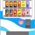 自動販売機の品物がまたまた増えていました。