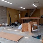 店舗工事中(何カナ?)