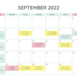 トコトコ9月のスケジュール