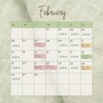 トコトコ2月の予定